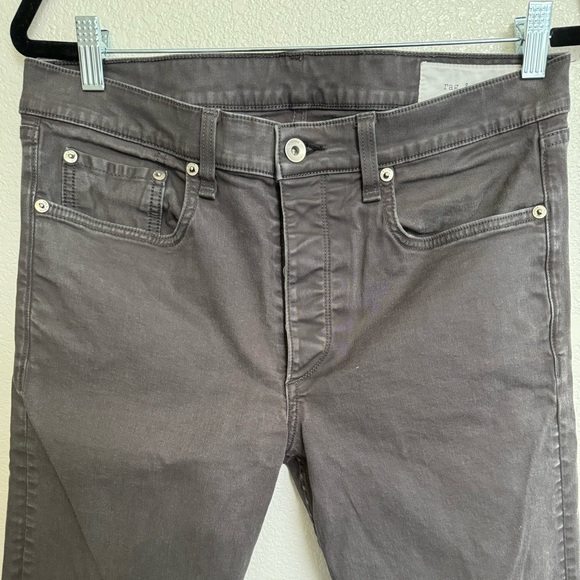 rag & bone Men’s Size 32 Dark Grey Jeans - Picture 3 of 6